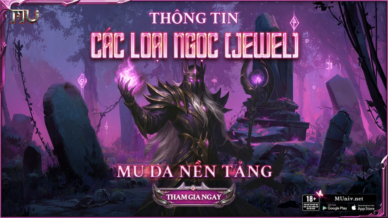 CÁC LOẠI NGỌC - JEWEL TRONG MU ONLINE