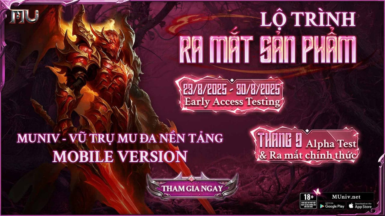 LỘ TRÌNH RA MẮT & ĐỊNH HƯỚNG PHÁT TRIỂN SẢN PHẨM – MUniv VŨ TRỤ MU ĐA NỀN TẢNG