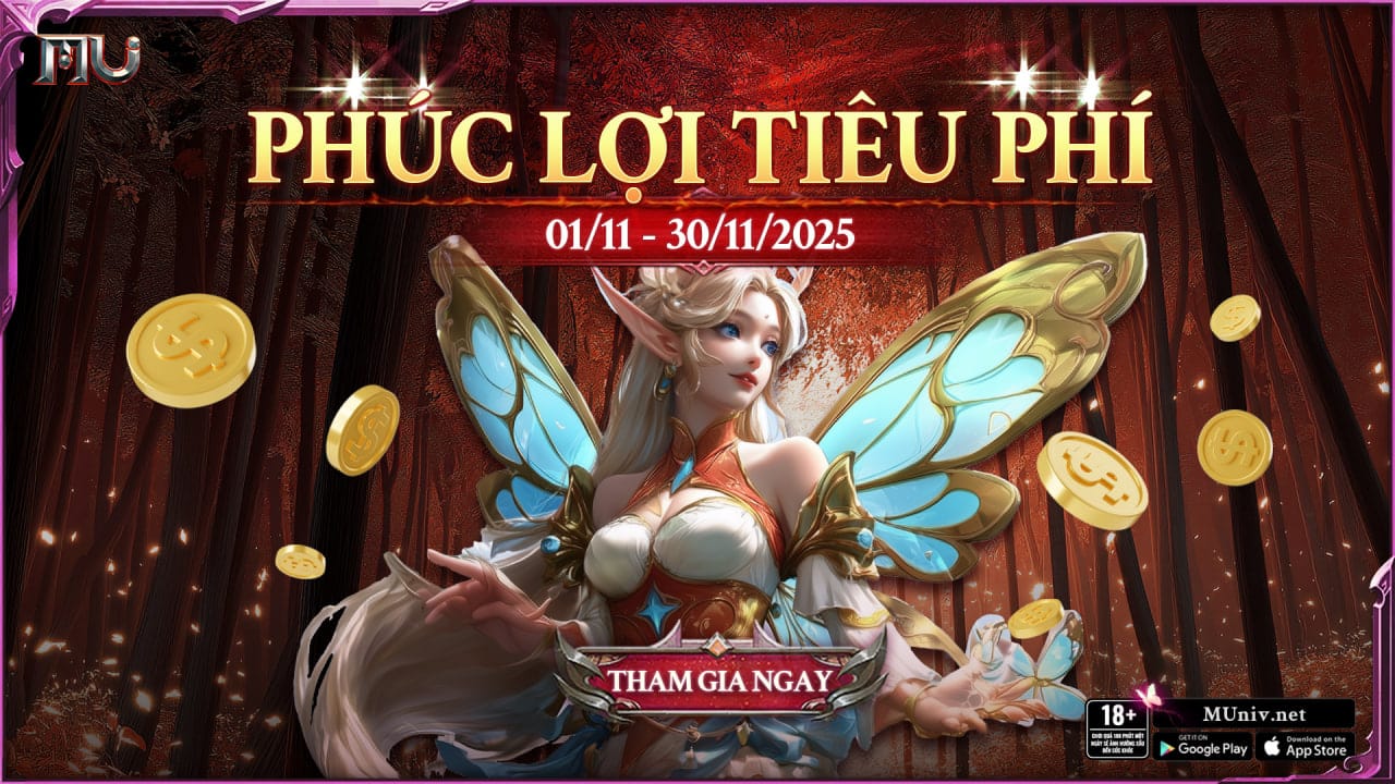 Phúc lợi tiêu phí tháng 11 | Máy chủ Tarkan