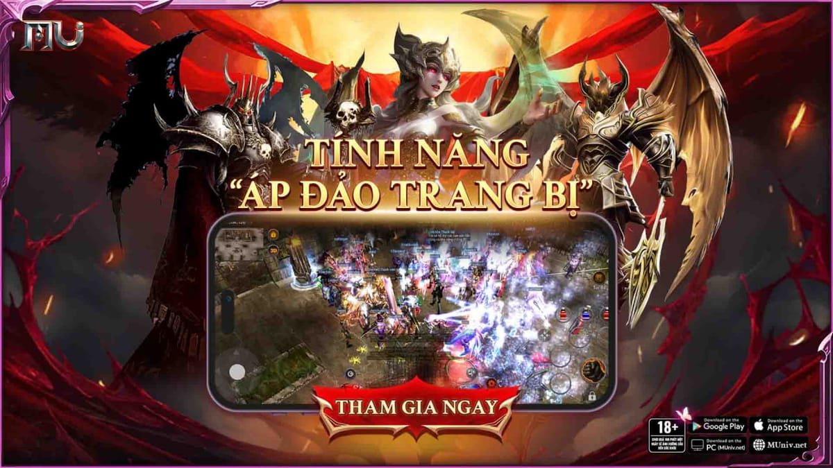 Tính năng áp đảo trang bị