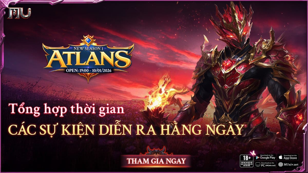 Tổng hợp các thời gian sự kiện