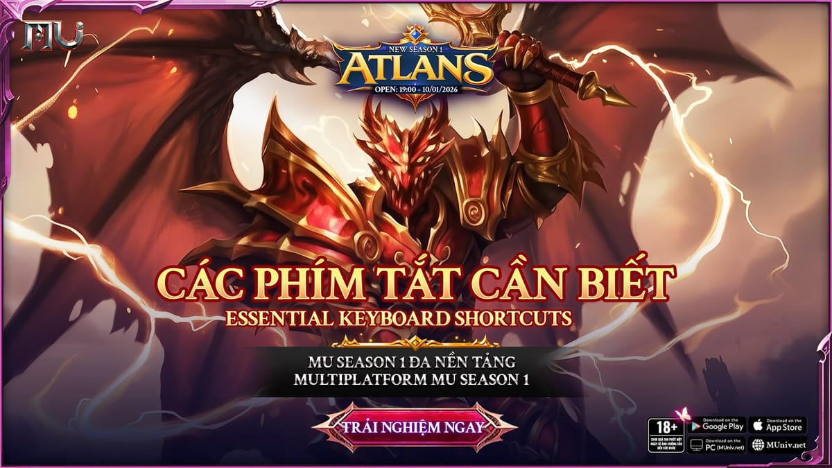 Các lệnh và phím tắt thường dùng