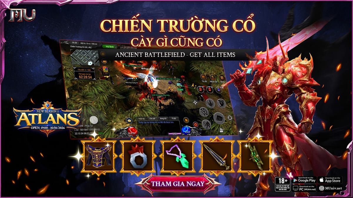 Hướng dẫn tham gia chiến trường cổ