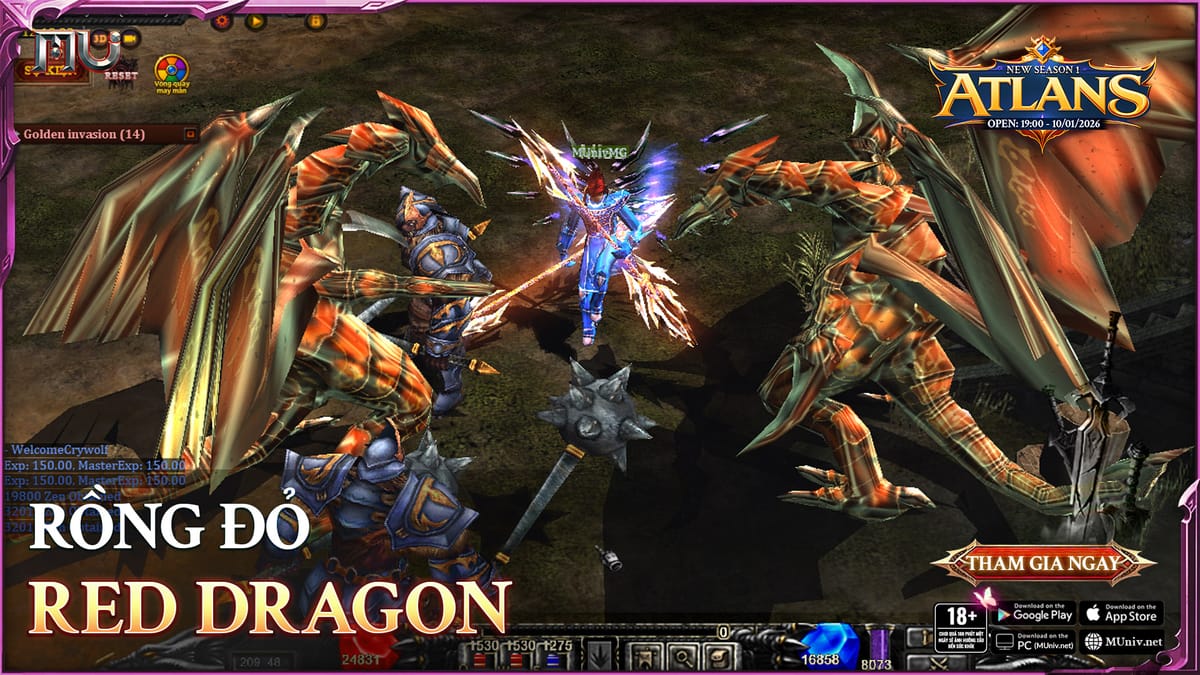 Hướng dẫn sự kiện rồng đỏ