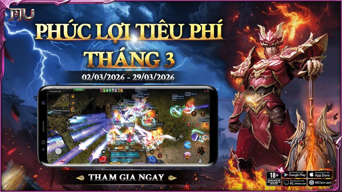 Phúc lợi tiêu phí tháng 3 | Máy chủ Tarkan