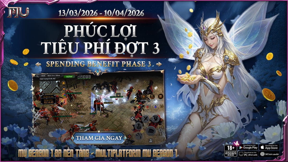 Phúc lợi tiêu phí đợt 3 | Máy chủ Atlans