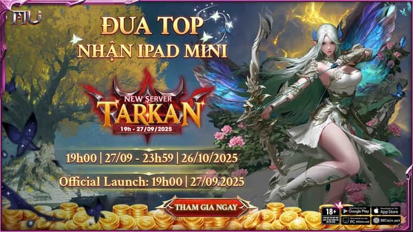 ĐUA TOP MÁY CHỦ MỚI - NHẬN IPAD MINI