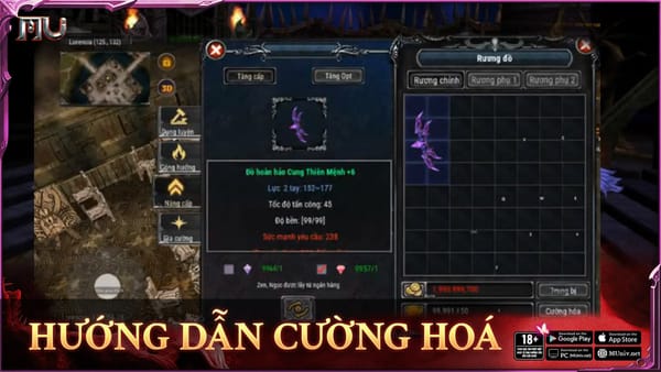 Hướng dẫn nâng cấp trang bị