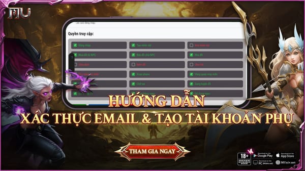 HƯỚNG DẪN: XÁC THỰC EMAIL & TẠO TÀI KHOẢN PHỤ