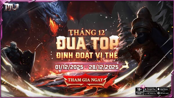 CHUỖI SỰ KIỆN ĐUA TOP THÁNG 12 - MÁY CHỦ TARKAN