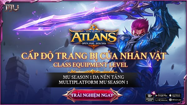 Cấp độ trang bị các nhân vật trong game